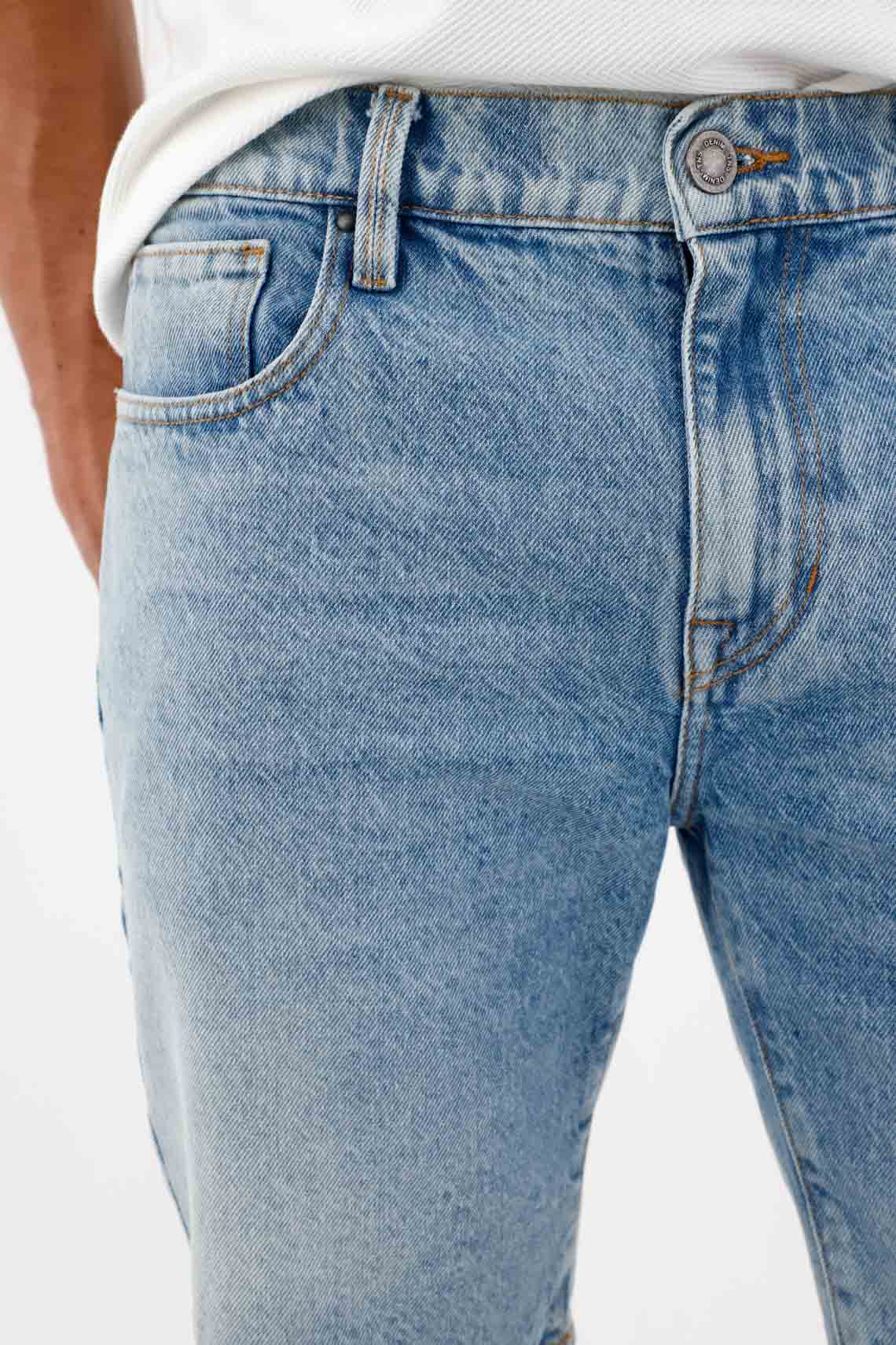 Nudy Bermuda in Light Blue Denim for Men - Image 4