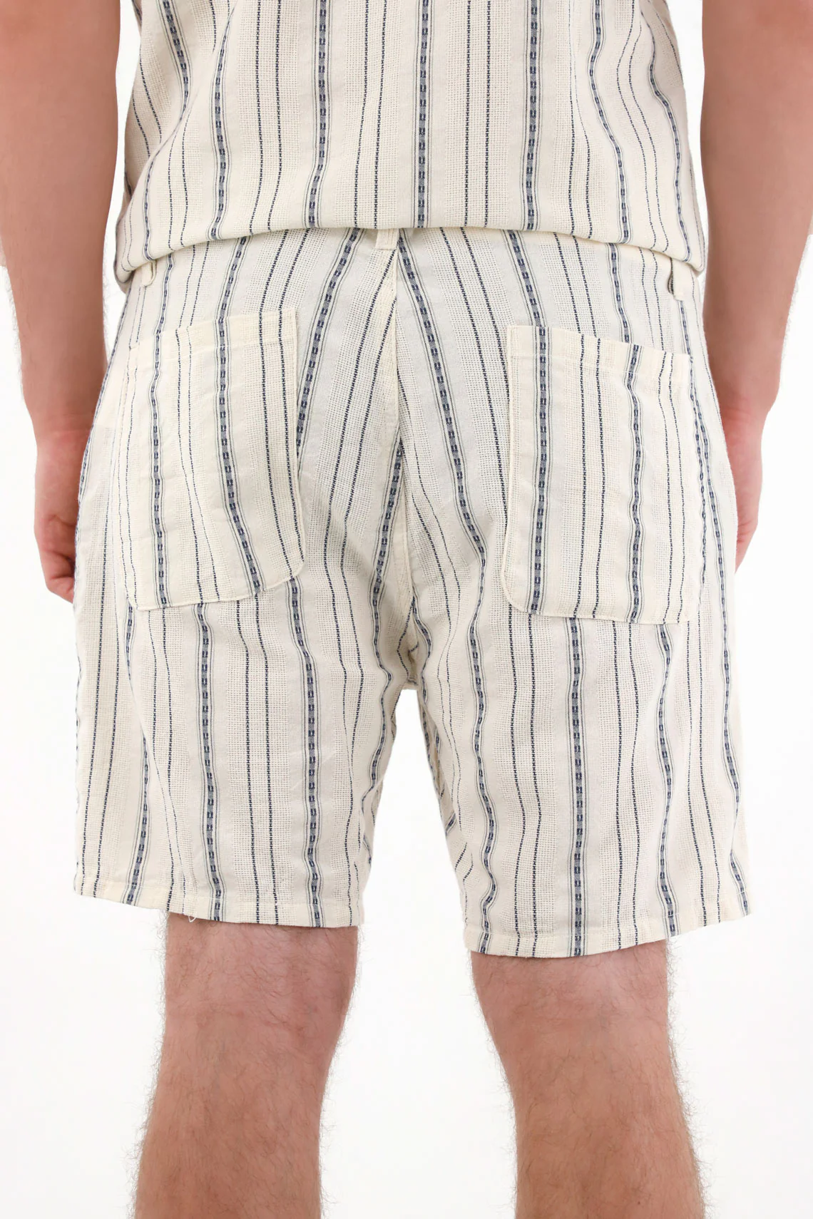 Classic Striped Bermuda Shorts for Men - Image 5