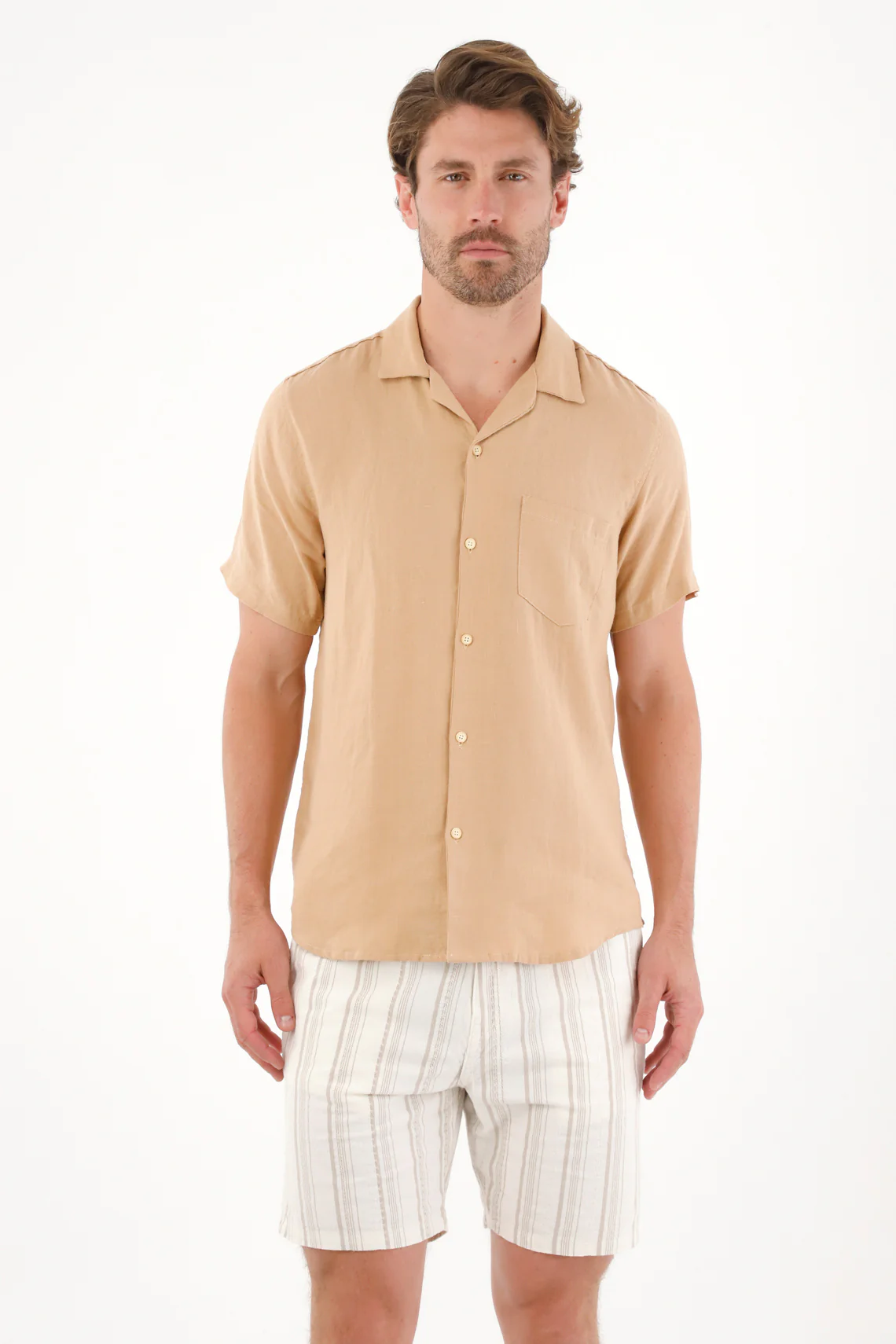 Striped Chino Shorts for Men - Image 2