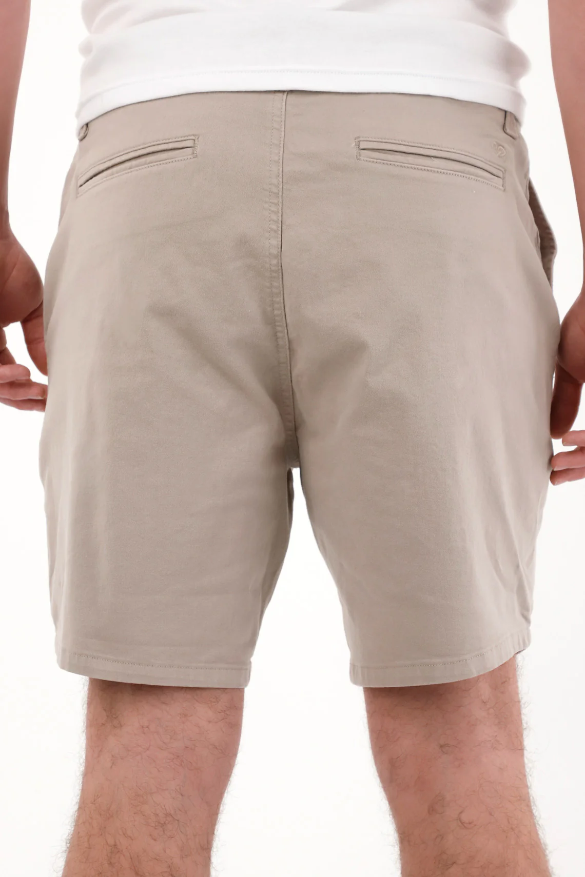 Men's Gray Chino Style Bermuda Shorts - Image 4