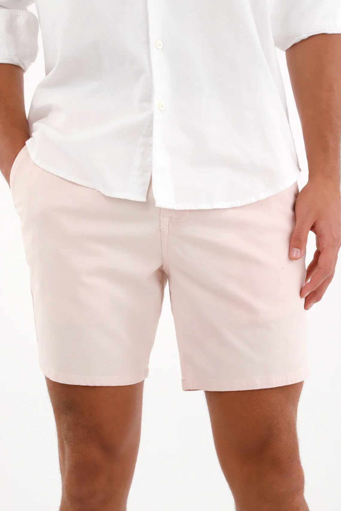 Pink Chino Shorts for Men