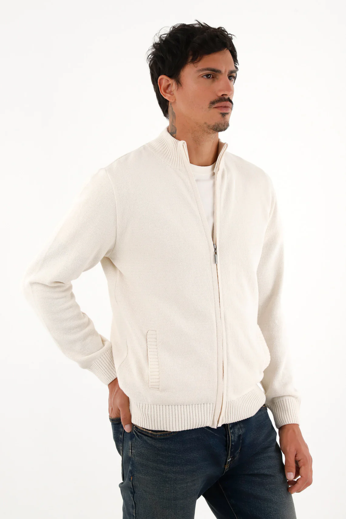 Stylish High Neck Sweater for Men