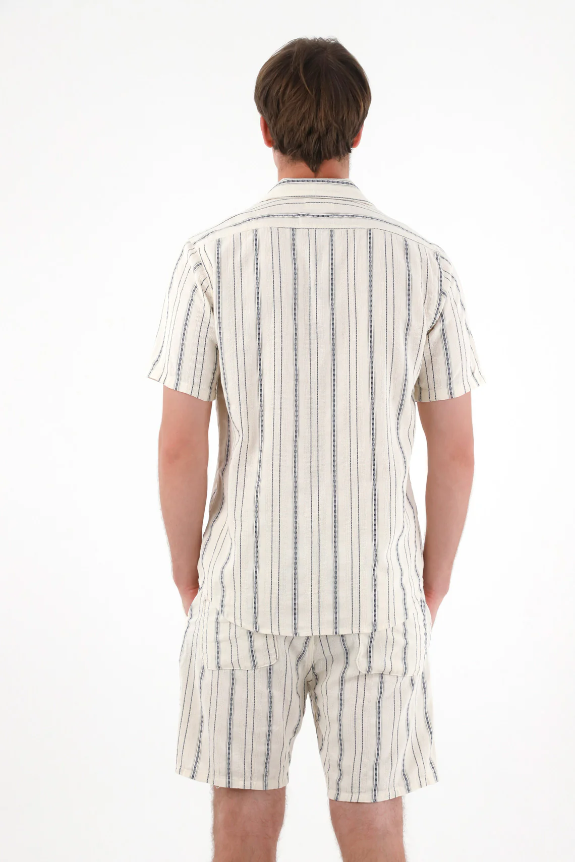 Striped Bowling Shirt for Men - Image 3