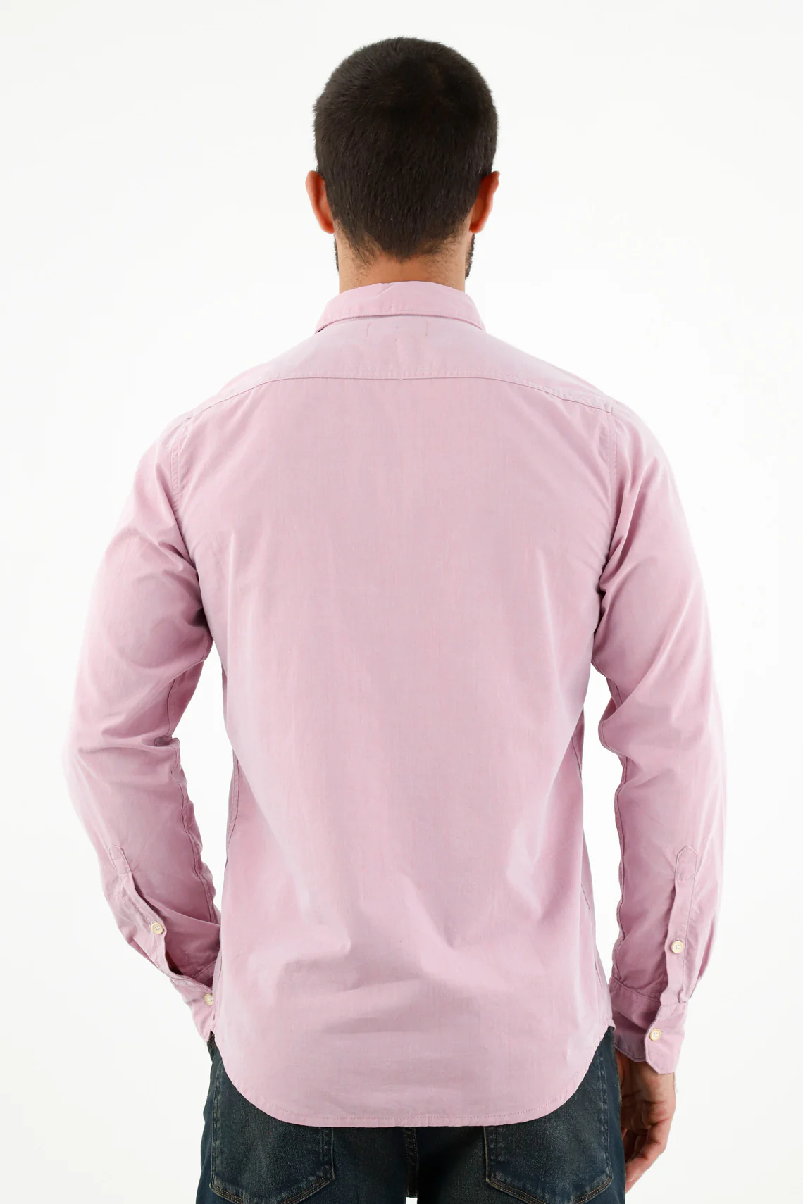 Men's Red Long Sleeve Shirt - Image 4