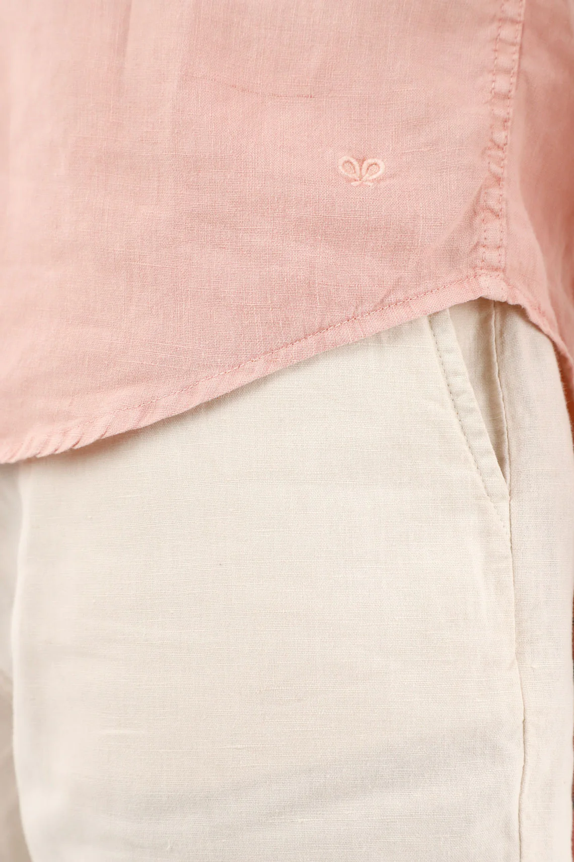 Men's 100% Linen Long-Sleeve Shirt - Image 3
