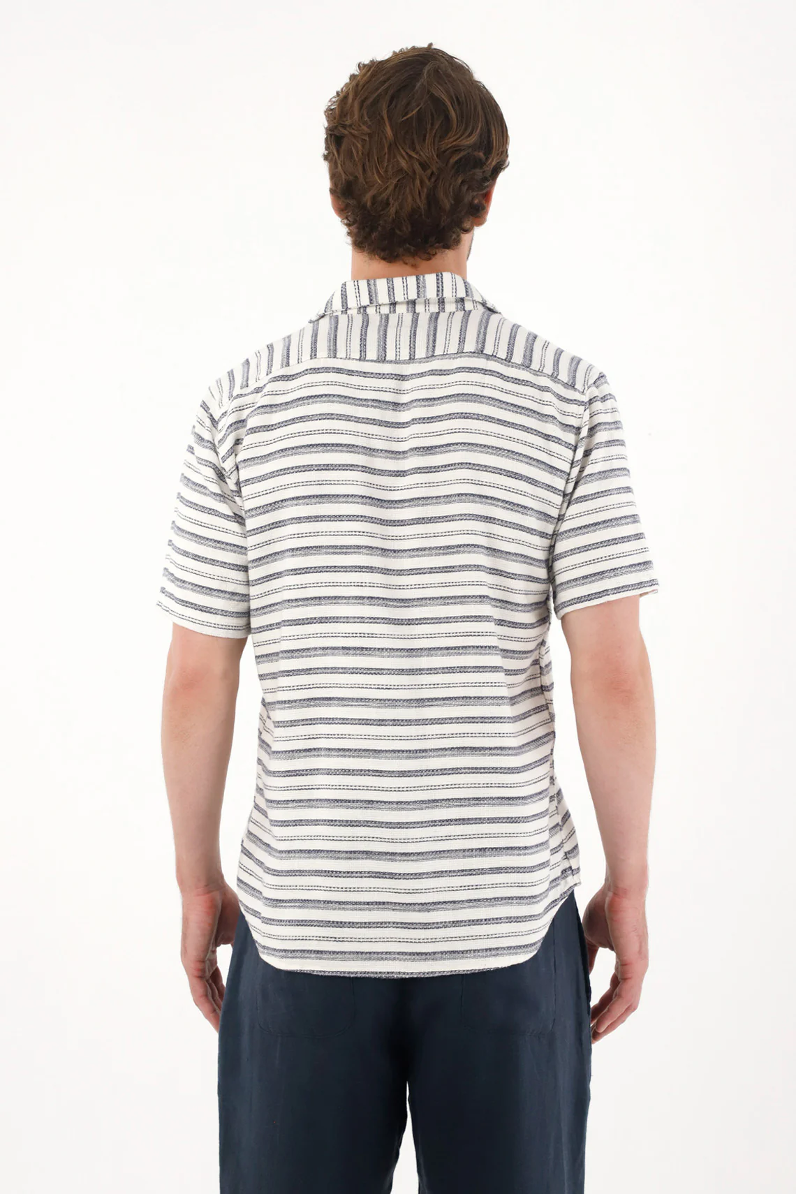Striped Bowling Shirt for Men - Image 4