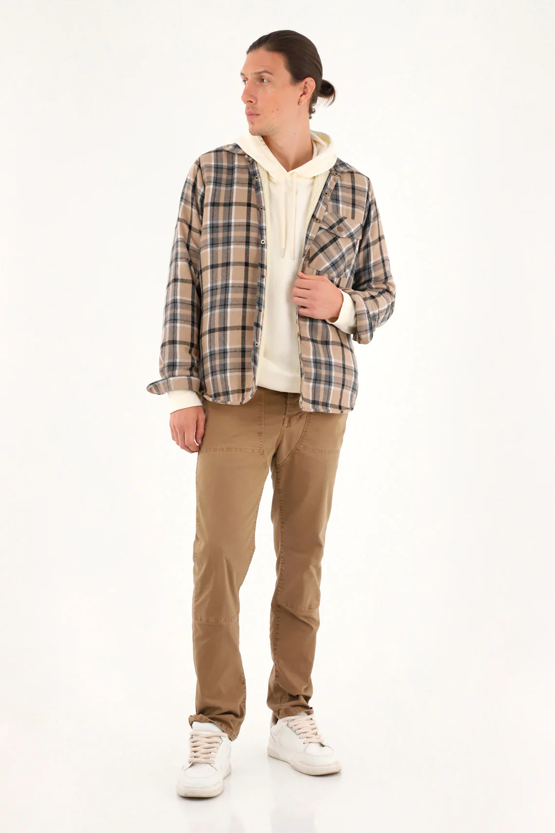 Men's plaid shirt with shepherd lining - Image 2