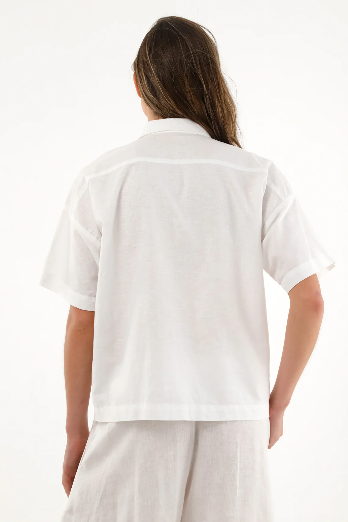 Women's cream shirt with embroidery - Image 4