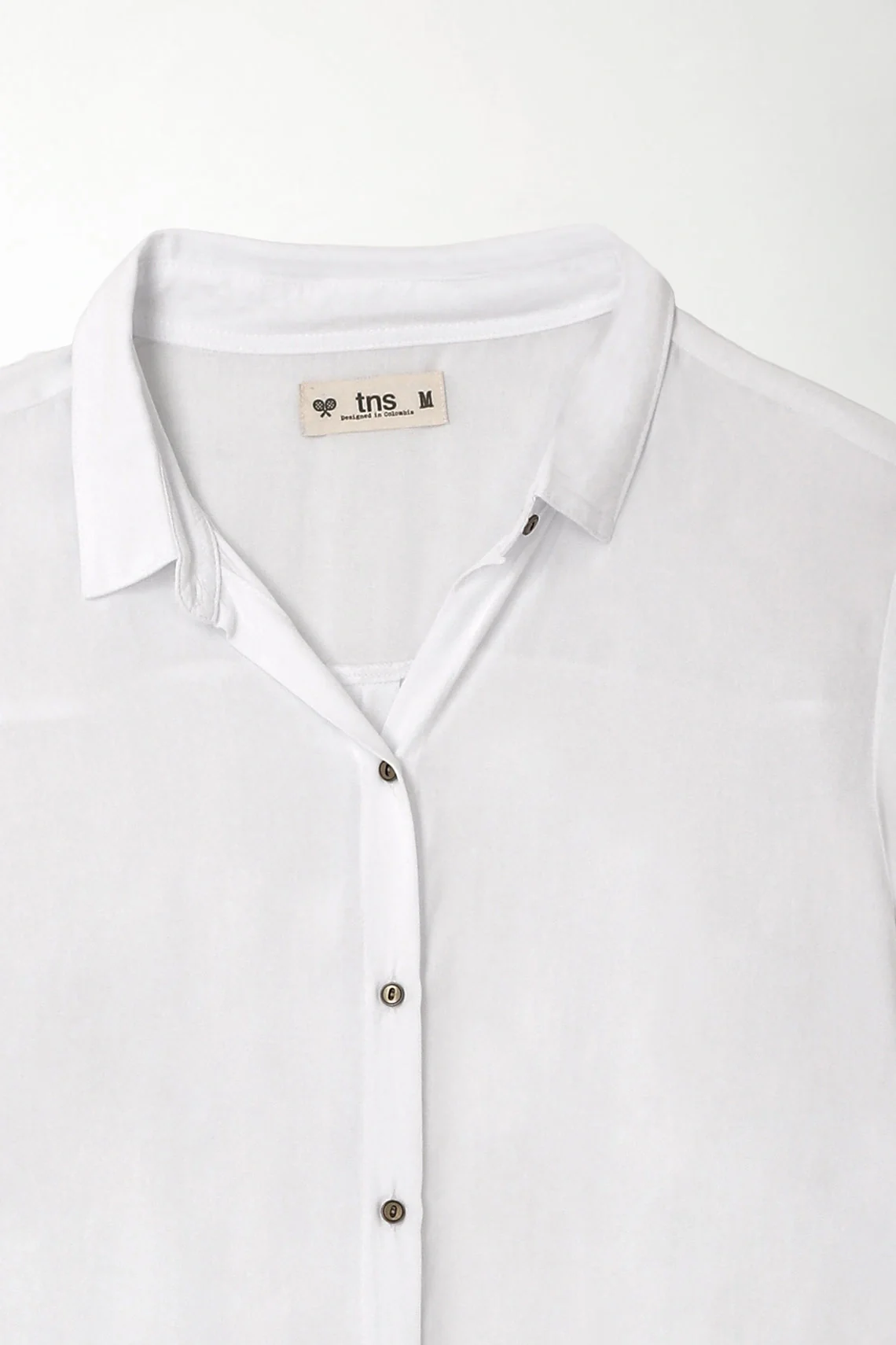 Women's White Long Sleeve Shirt - Image 2