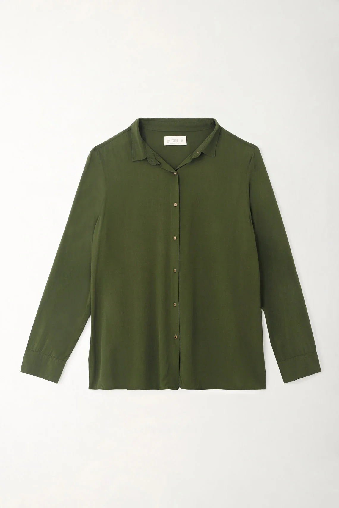 Women's Green Long Sleeve Shirt