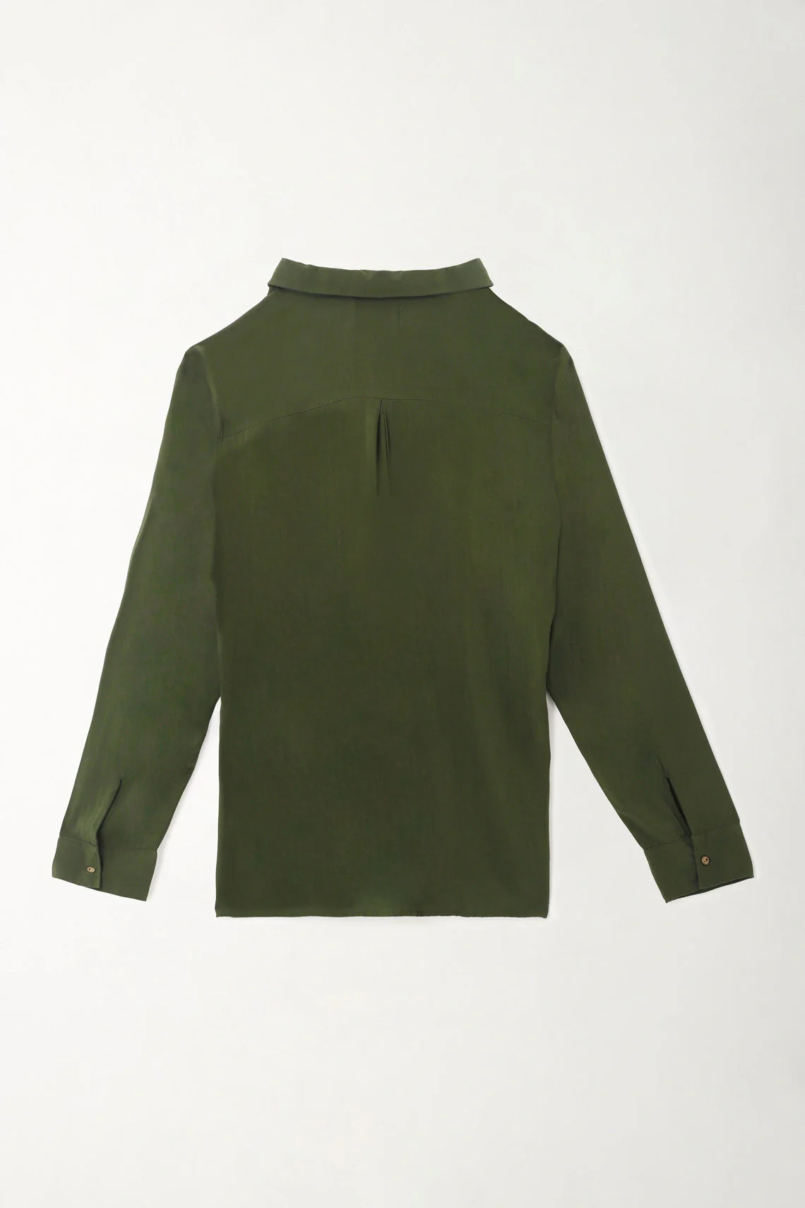 Women's Green Long Sleeve Shirt - Image 3