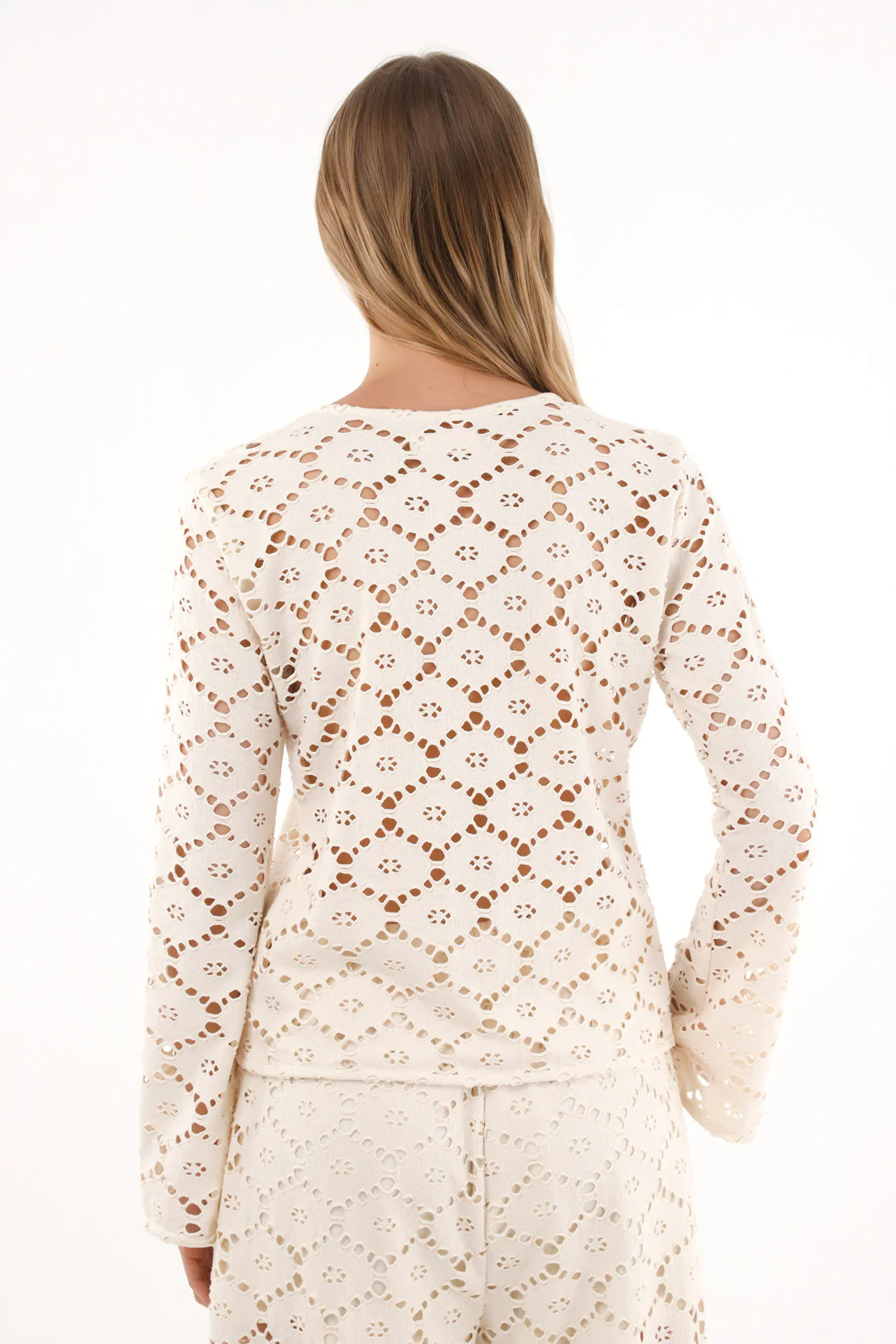 Women's raw knit shirt - Image 4