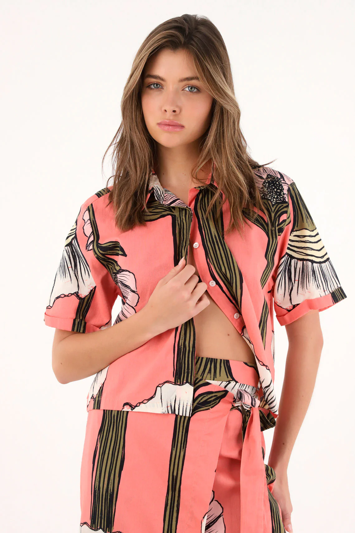Women's Floral Print Shirt