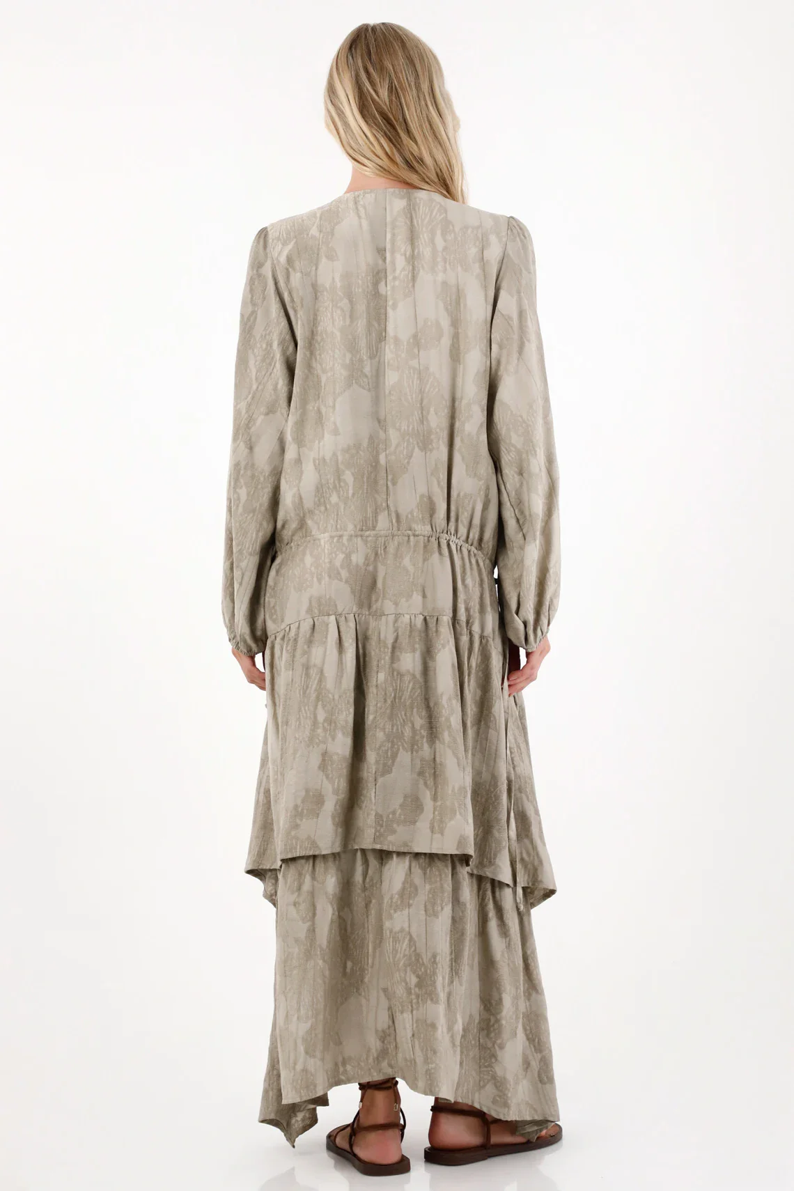 Long Dress with Floral Print for Women - Image 4