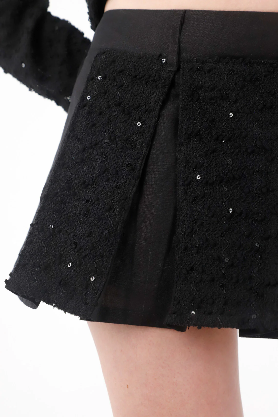 Women's Sequin Pleated Short Skirt - Image 3