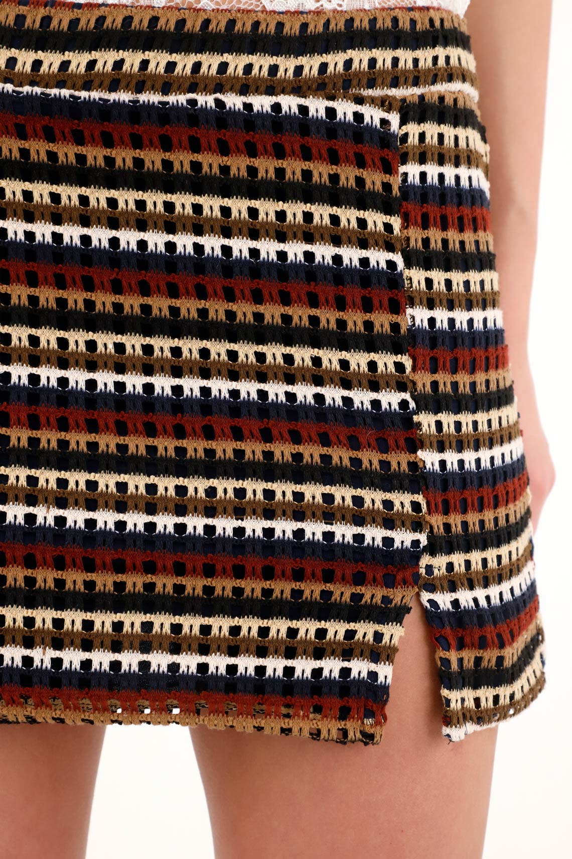 Women’s Fitted Knit Mini Skirt - Image 3