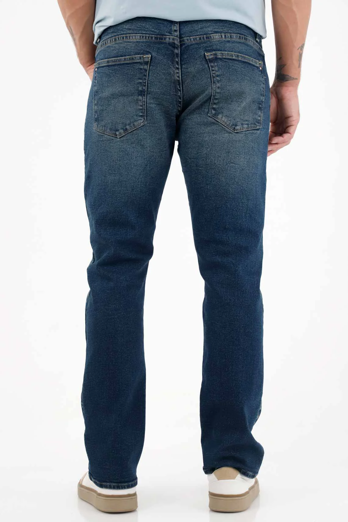 Mid Rise Straight Jeans in Blue for Men - Image 2