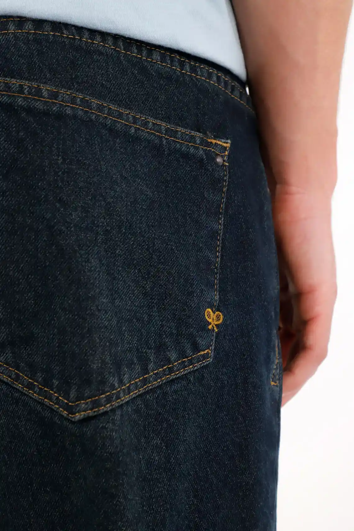 Medium Rise Straight Jeans in Blue for Men - Image 4