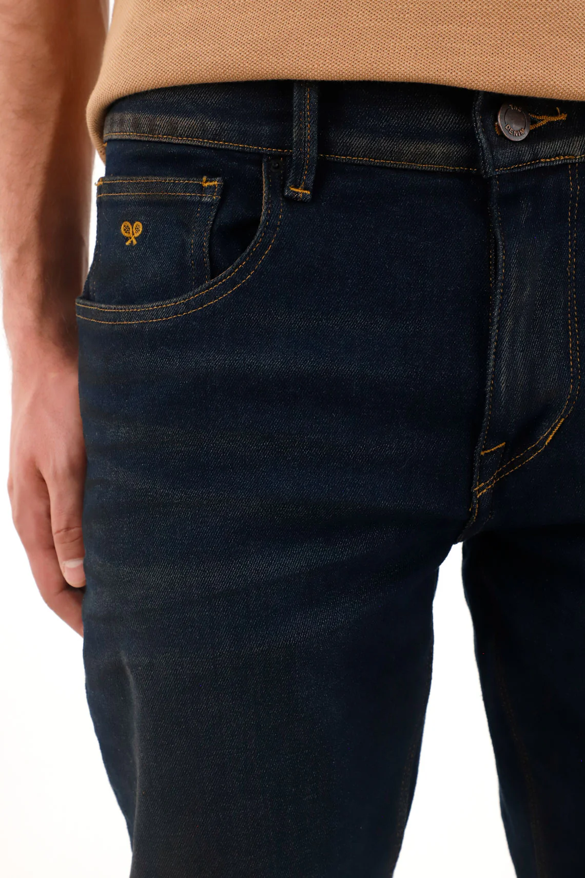 Men's Dark Medium Rise Nudy Jeans - Image 3