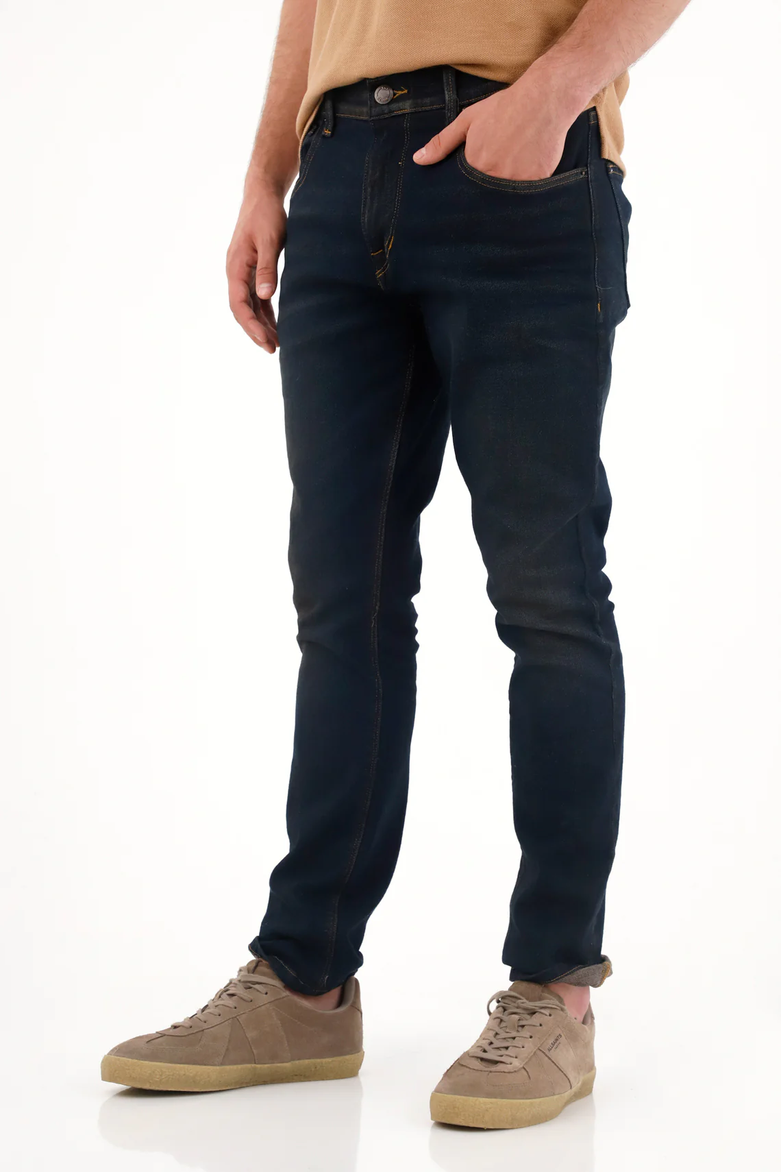 Men's Dark Medium Rise Nudy Jeans - Image 4