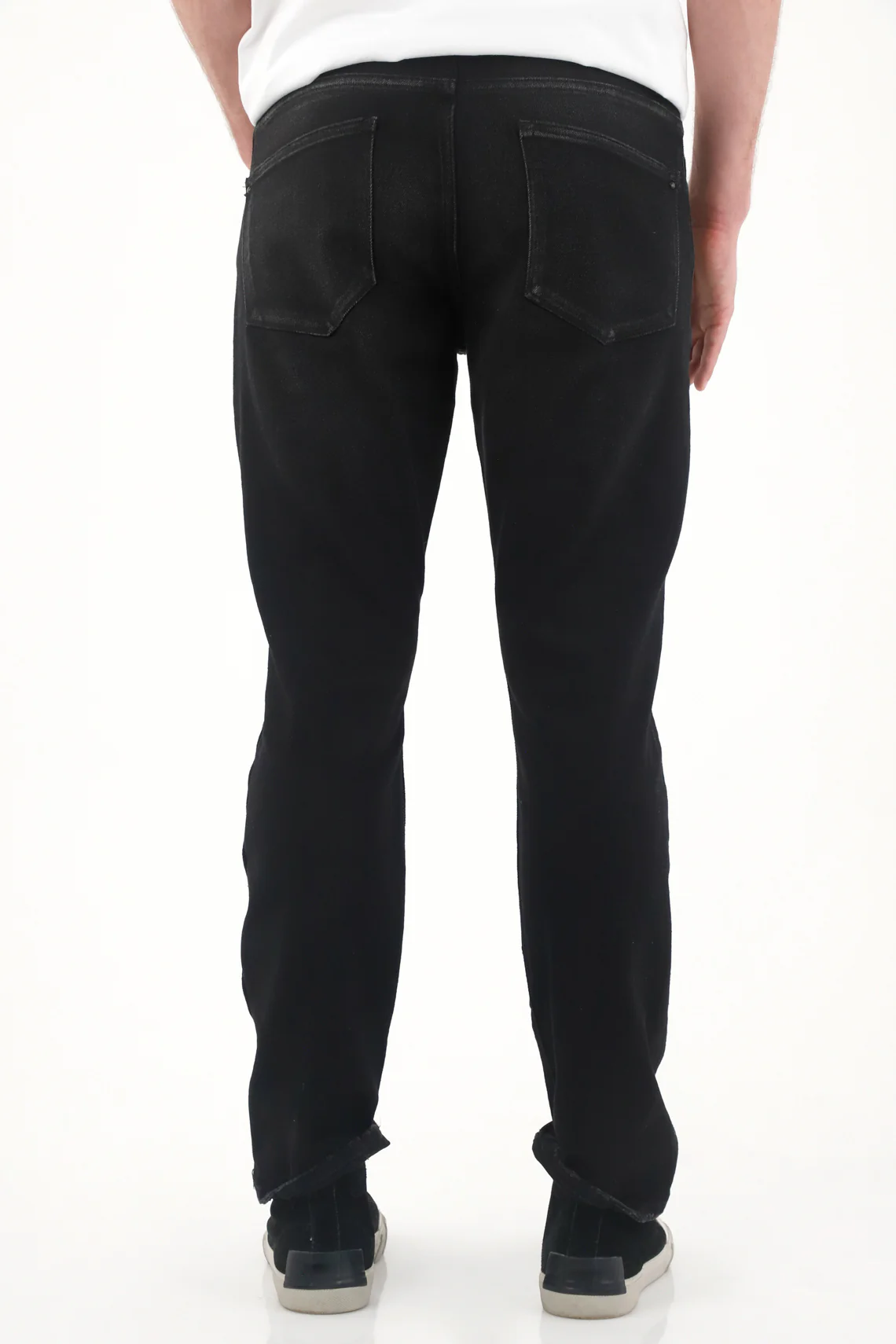 Men's Mid-Rise Black Denim Nudy Jeans - Image 4