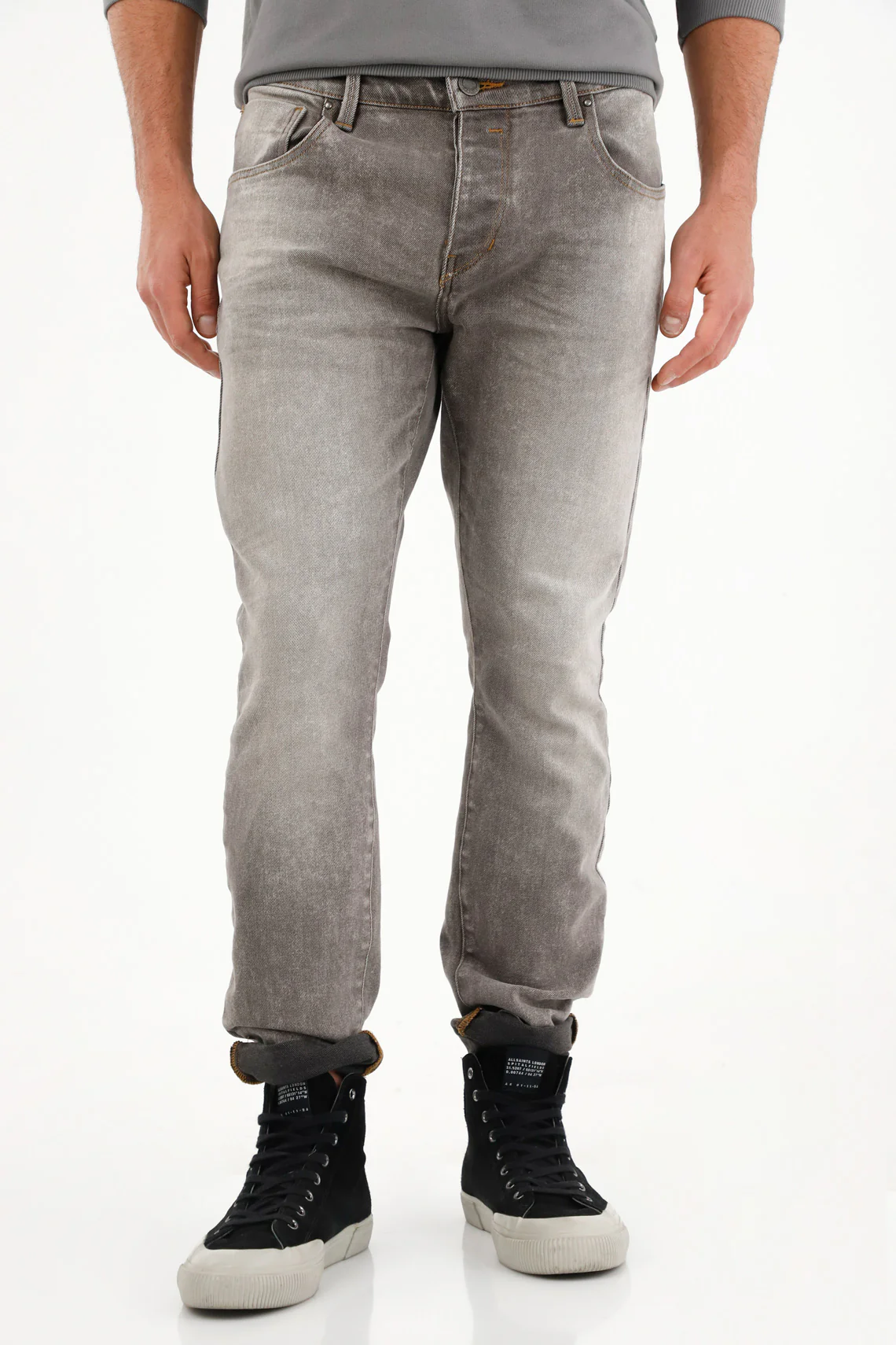 Men's Skinny Black Denim Jeans