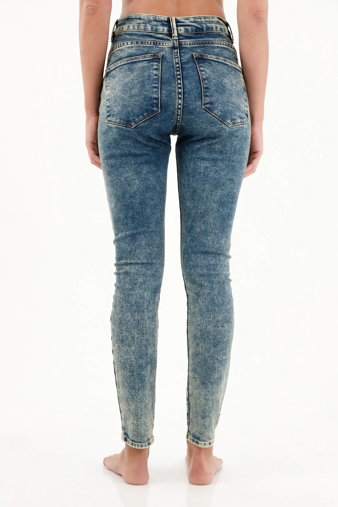 Women's High-Waisted Distressed Jegging Jeans - Image 4
