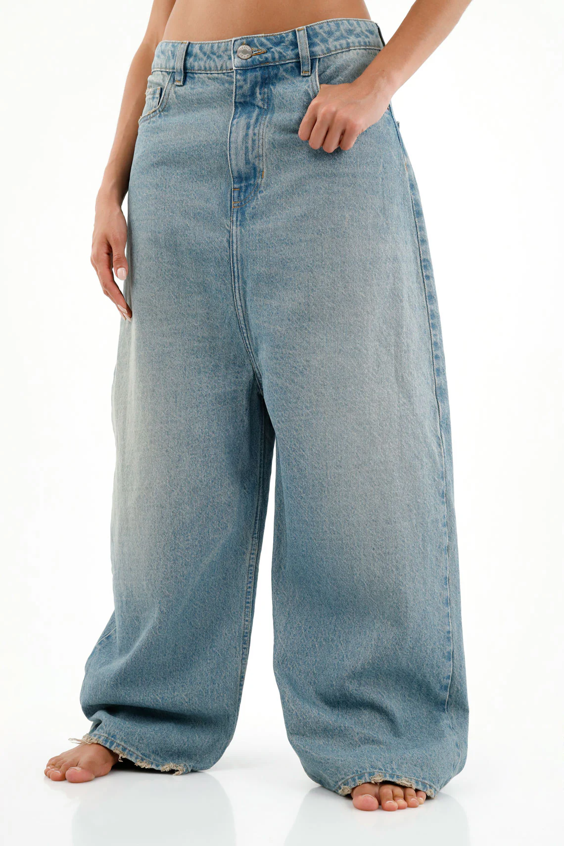 Women's Super High-Rise Blue Jeans - Image 2
