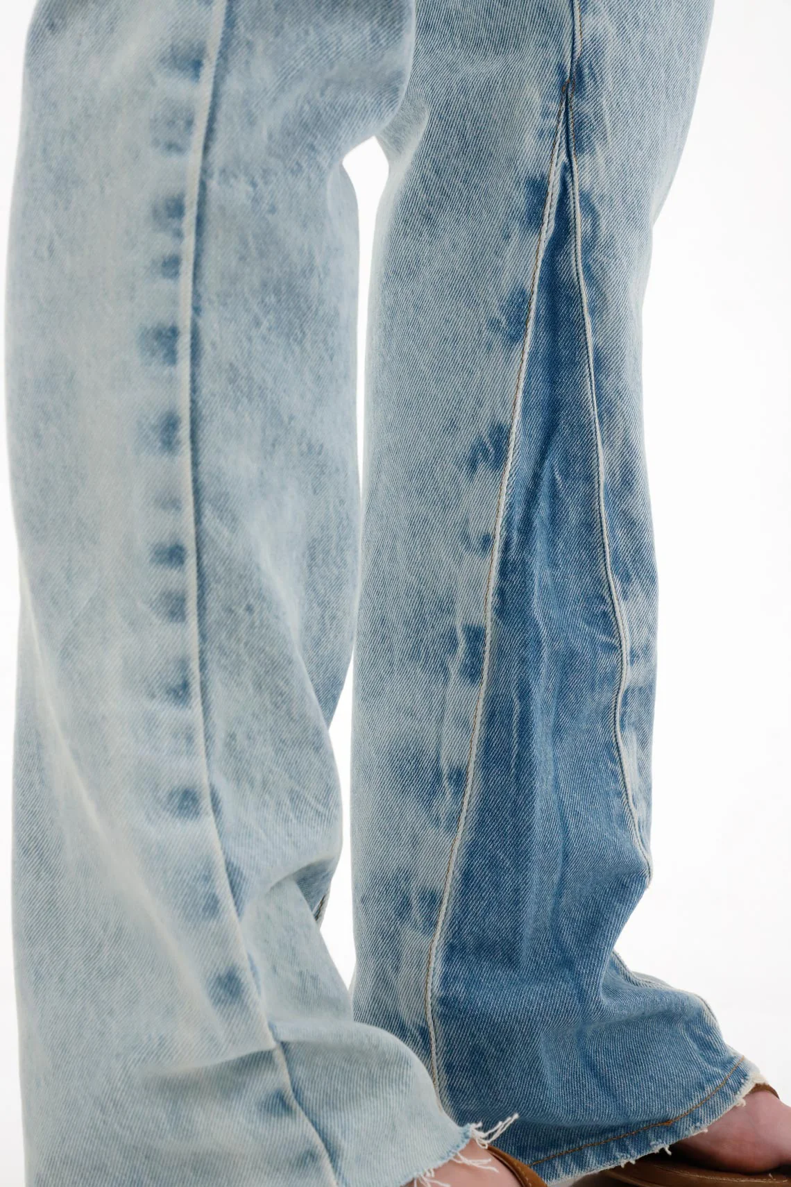 Women's Mid-Rise Straight Leg Blue Jeans - Image 3