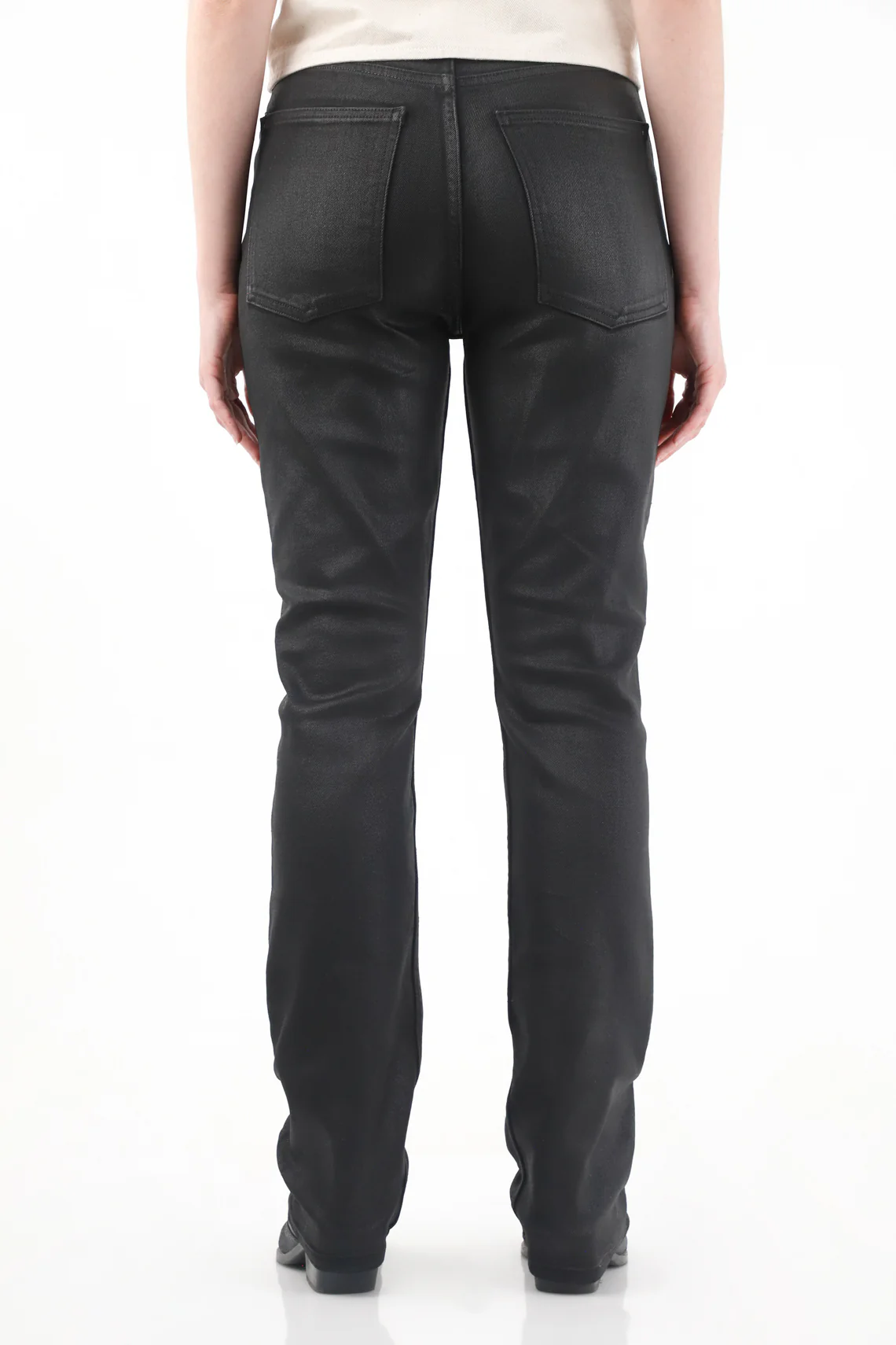 High-Waisted Black Jeans for Women - Image 2
