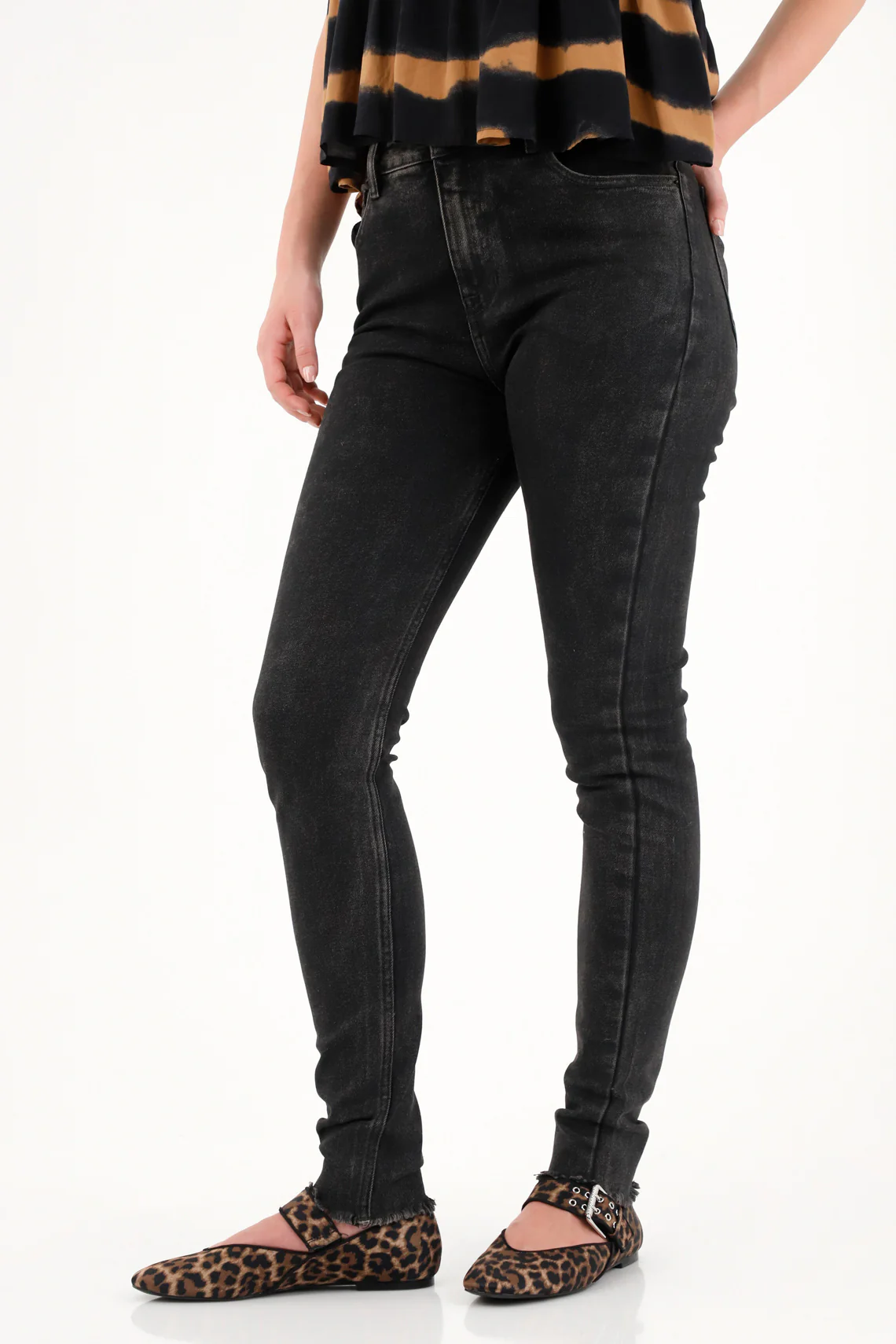 Women's super slim black jeans - Image 2