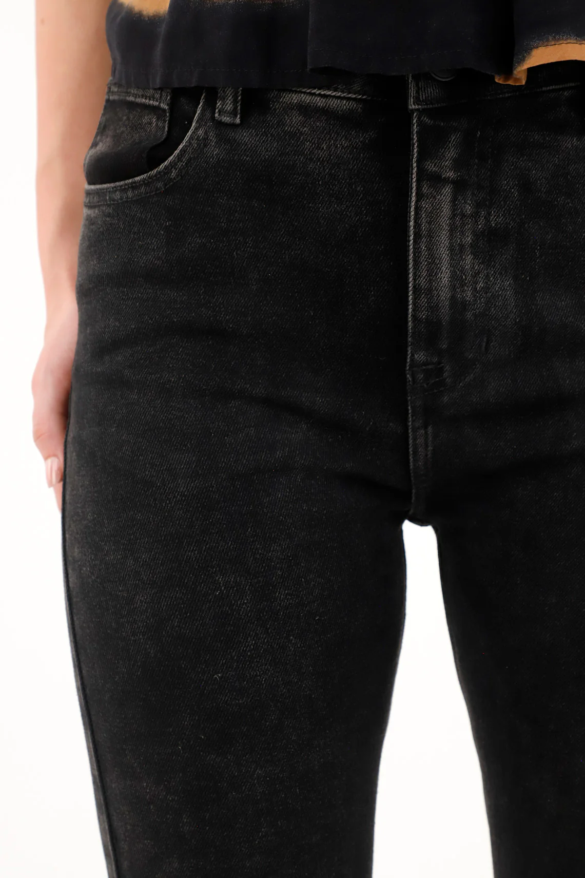Women's super slim black jeans - Image 3