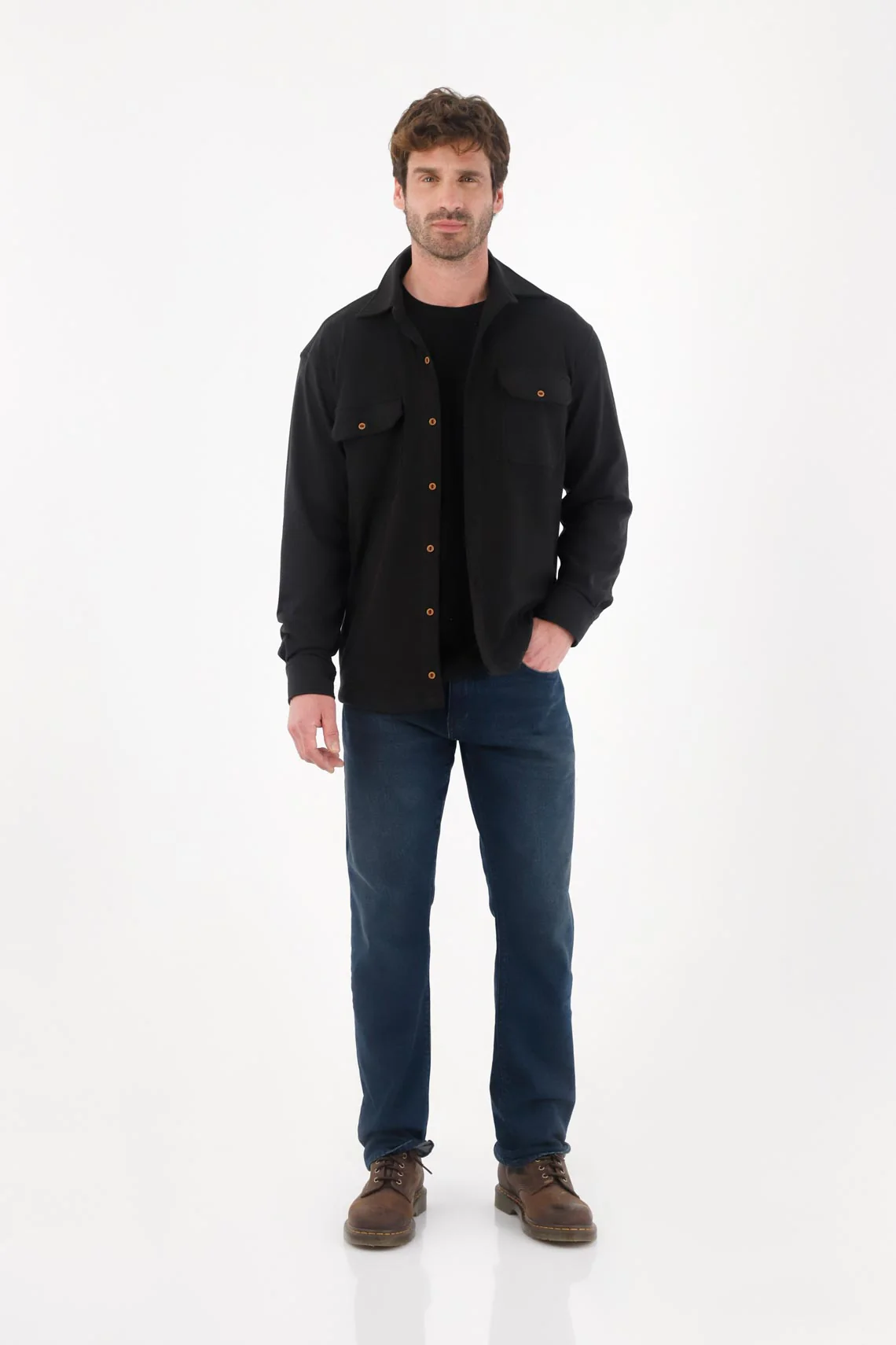 Straight Jeans in Dark Blue for Men - Image 2
