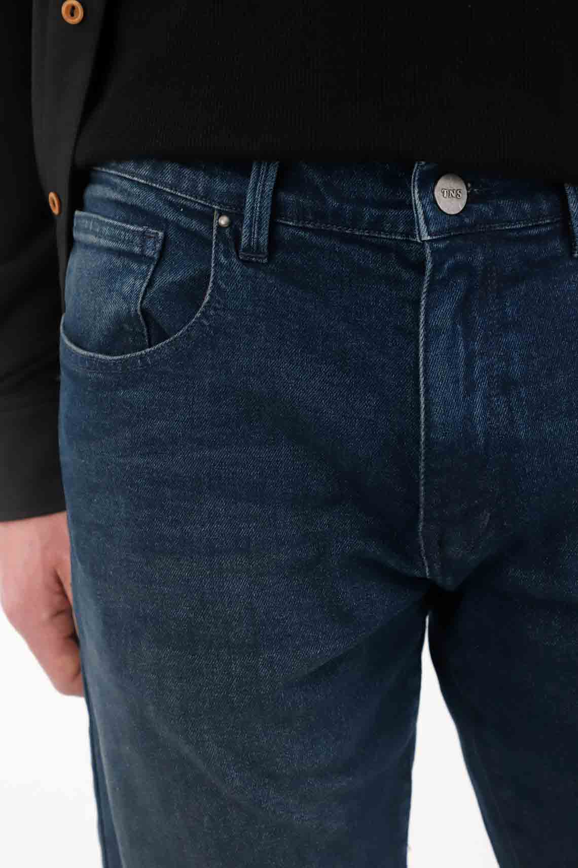 Straight Jeans in Dark Blue for Men - Image 3