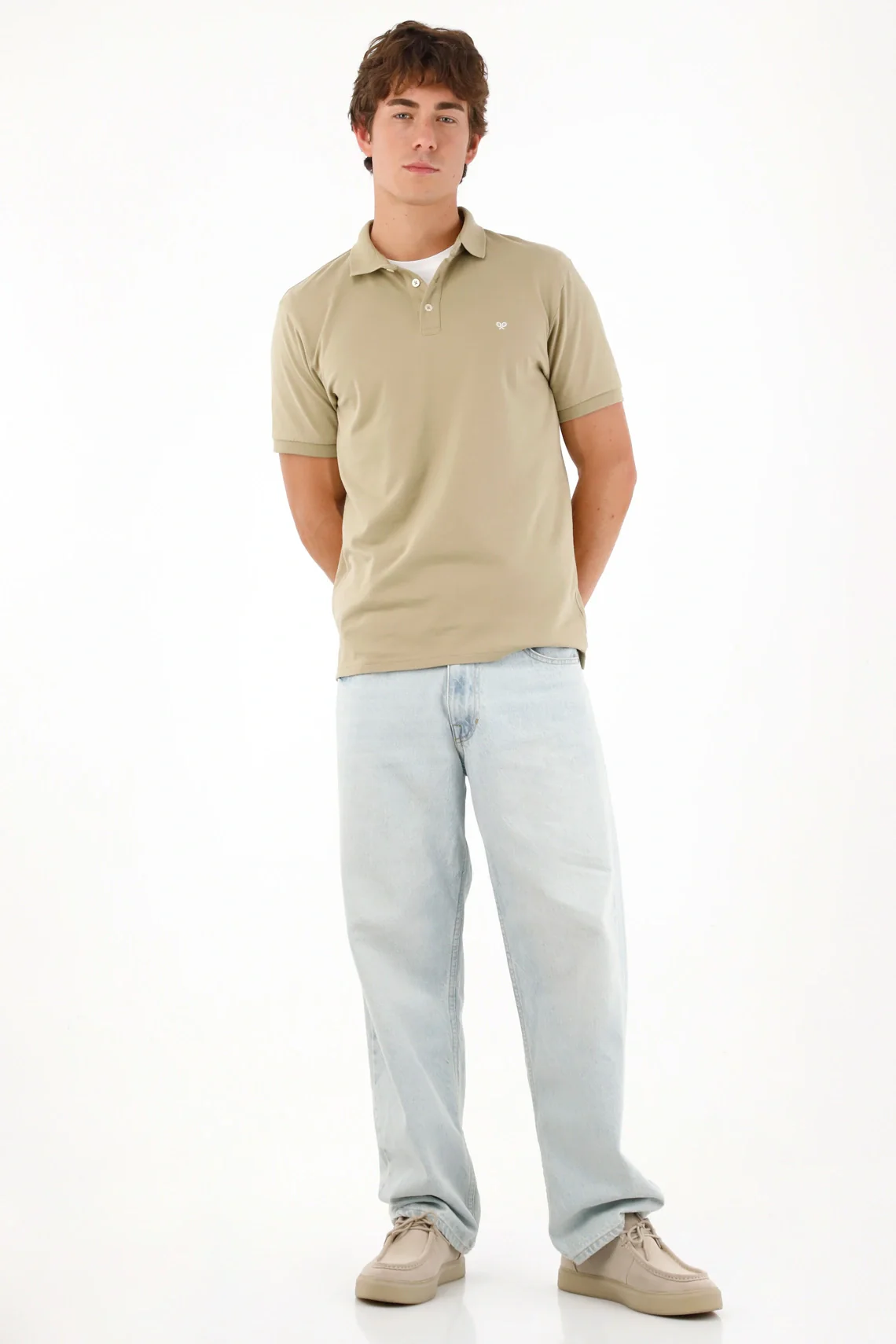 Green Polo with Mini Racket for Men - Image 2