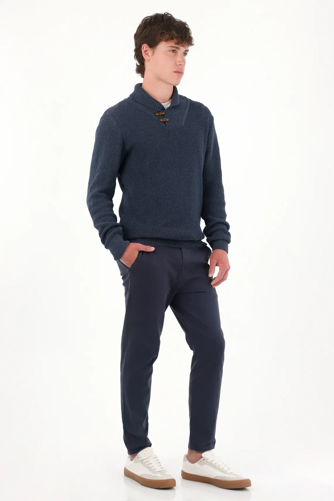 Gray Short Chino Pants for Men - Image 4