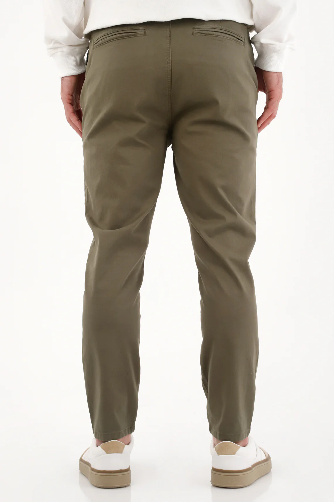 Stylish Green Chino Pants for Men - Image 4