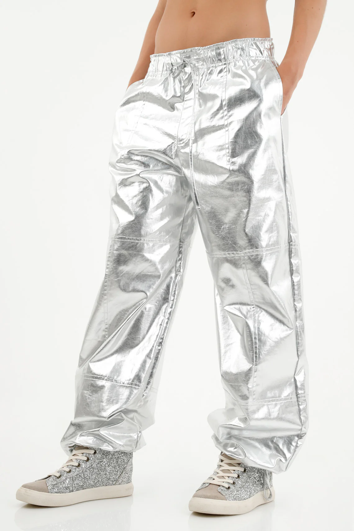 Women's Gray Pants - Image 2