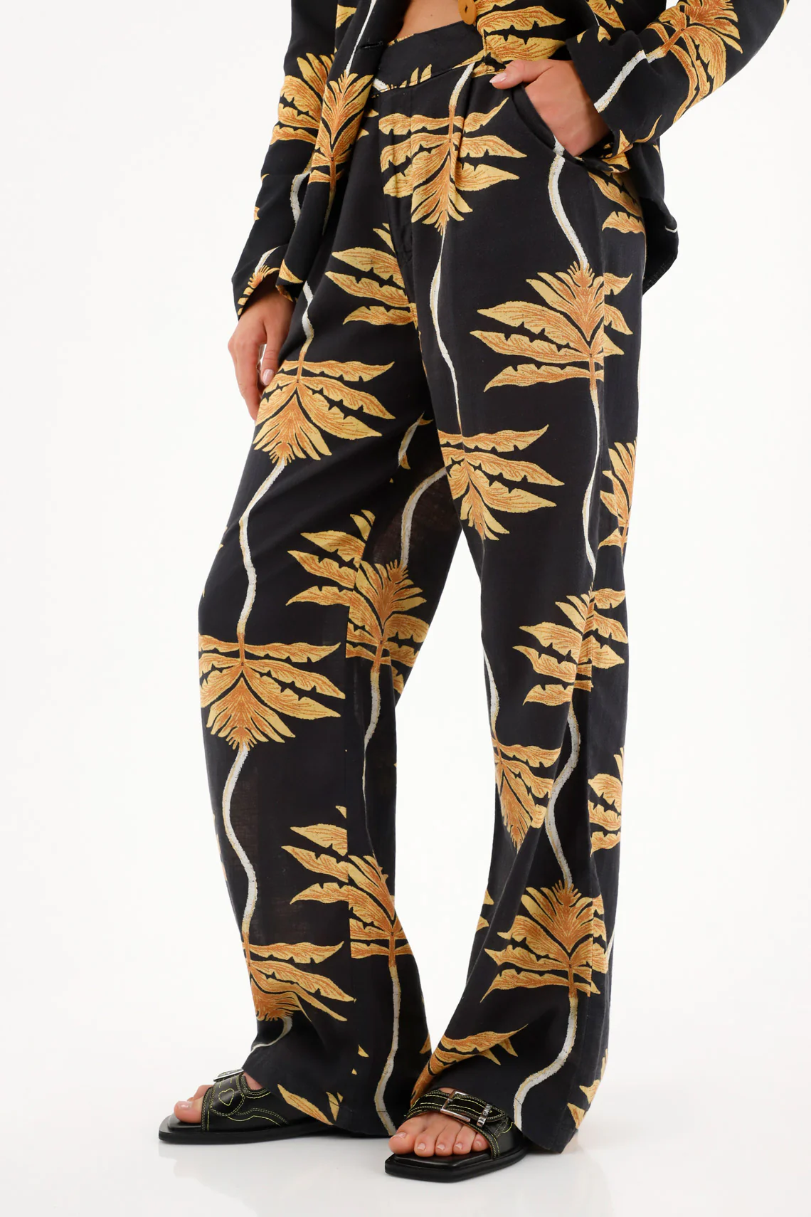 Women's 100% Cotton Printed Pants - Image 2
