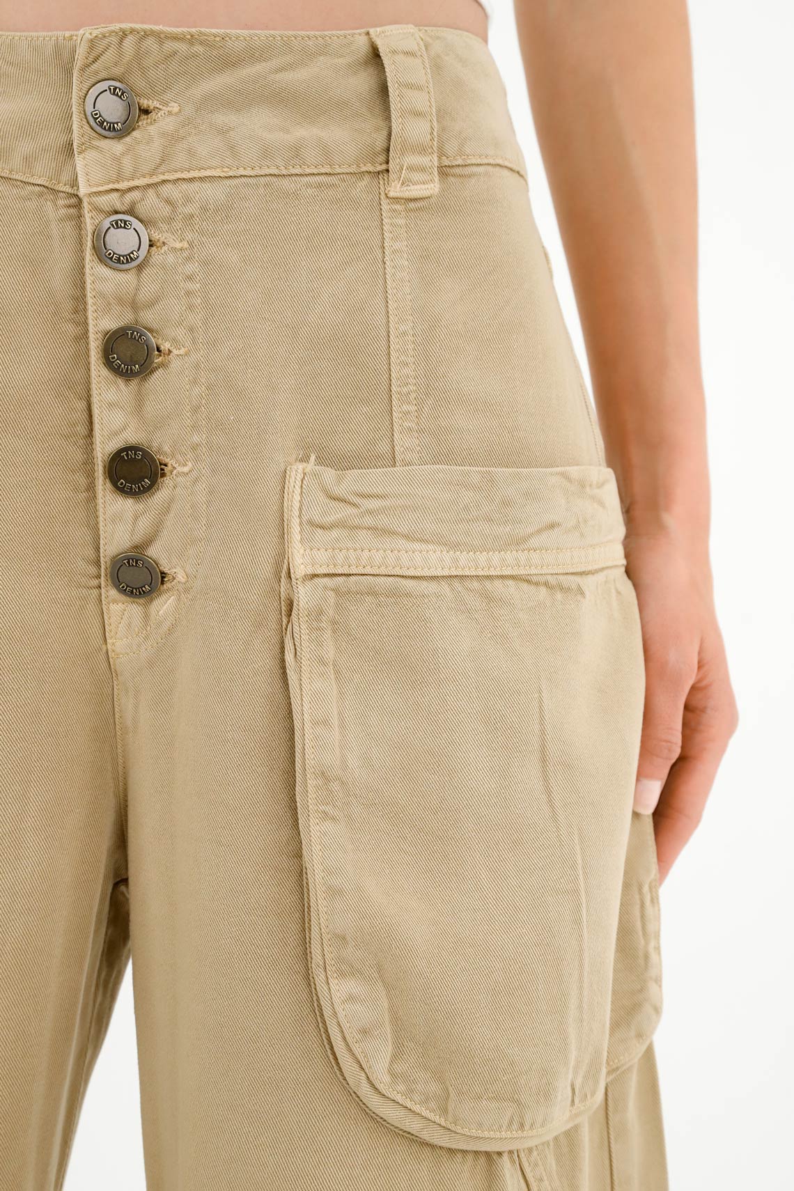 Women's Brown Jogger Pants - Image 3