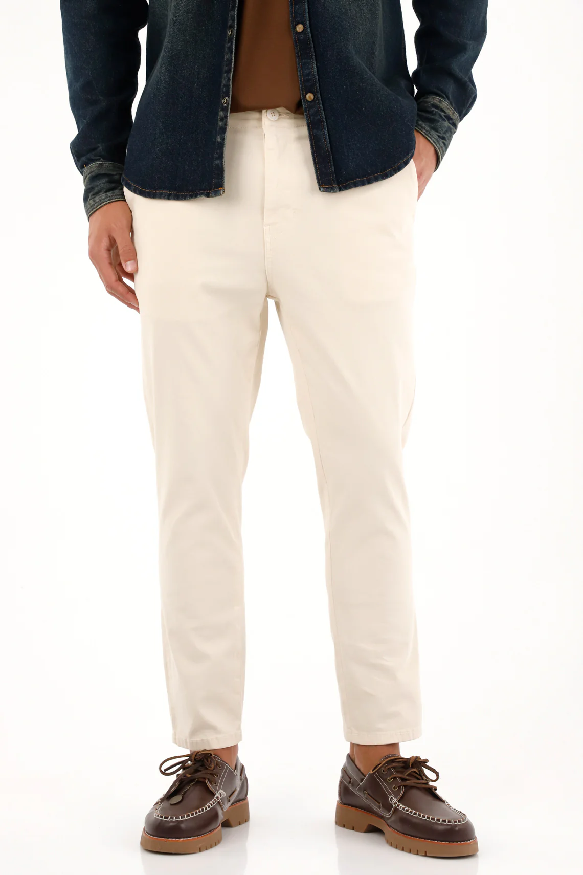 Off-white Chino Pants for Men - Image 3
