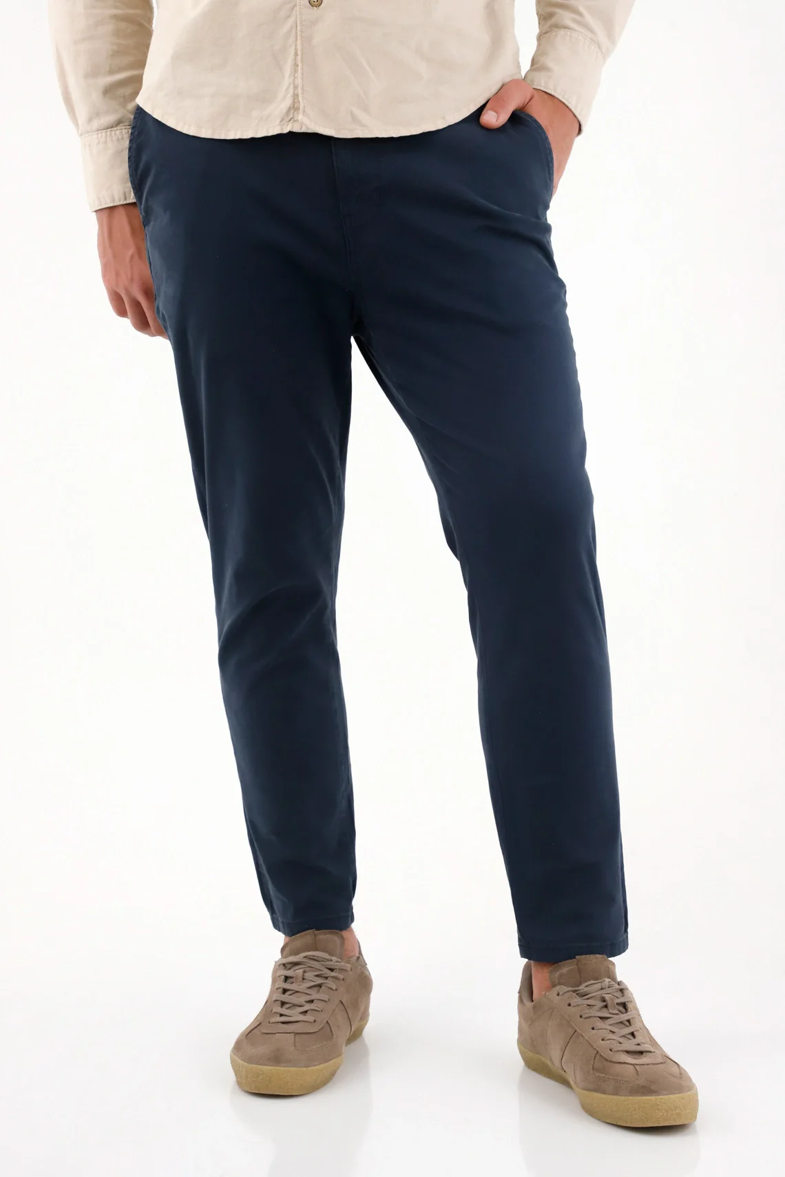 Blue chino pants for men - Image 3