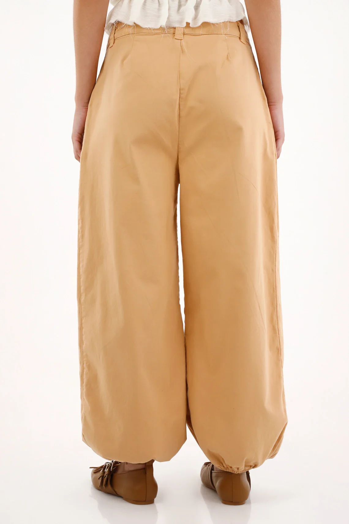 Brown Harem Pants for Women - Image 5