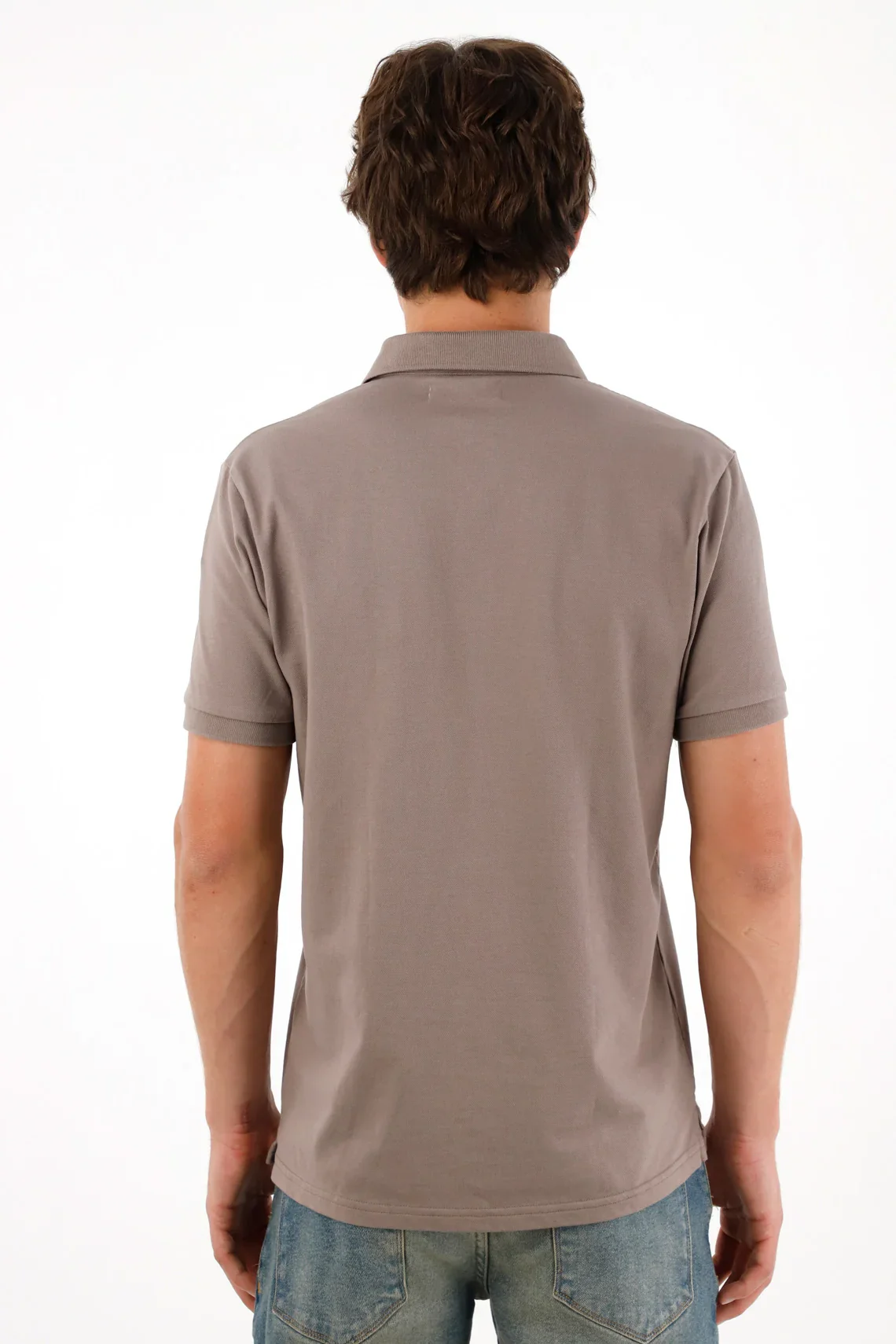 Gray Polo with Mini Racket for Men - Image 5