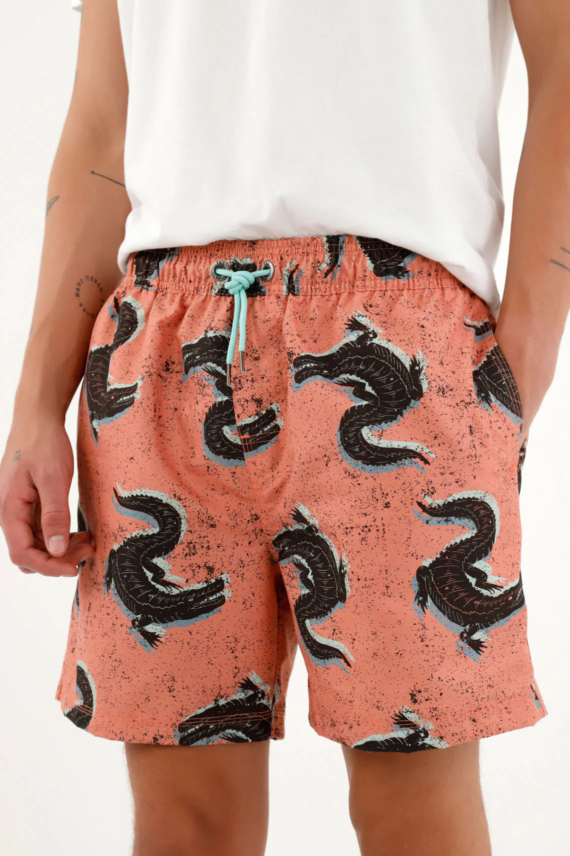 Men's Printed Swim Shorts - Image 2