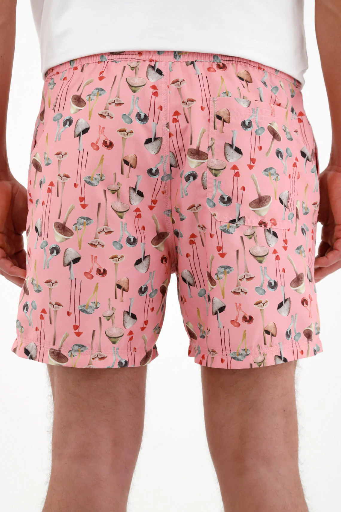 Men's Swim Trunks with Mushroom Print - Image 4