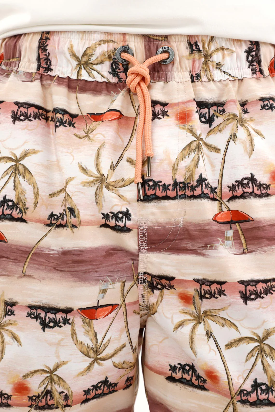 Men's palm print swim trunks - Image 2