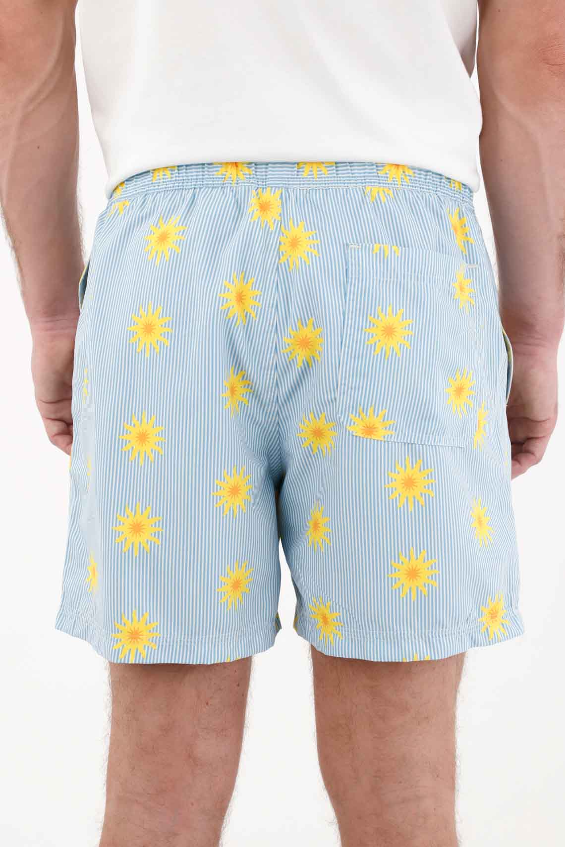 Men's tennis swimwear, lightweight printed flat shorts - Image 2