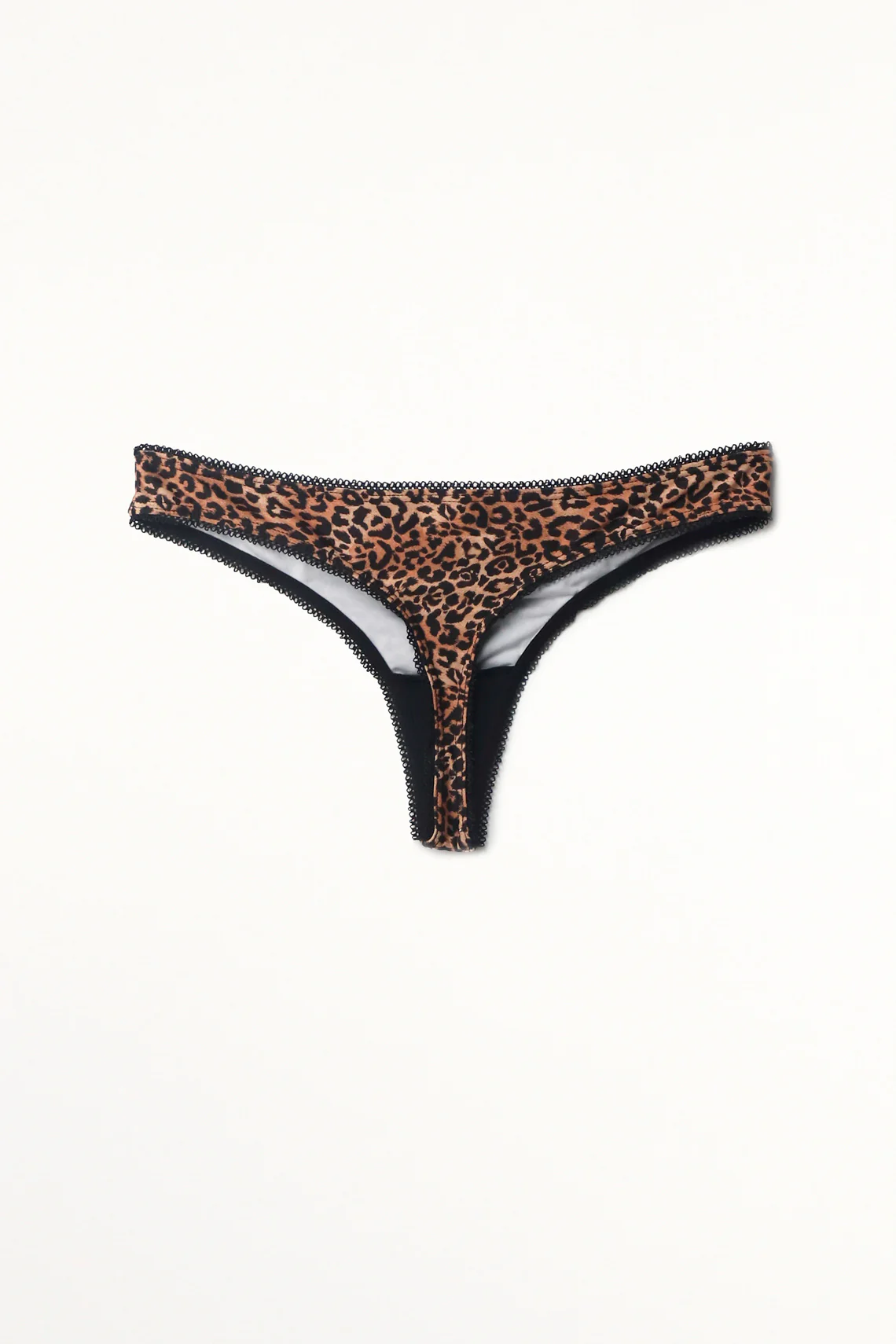 Women's Animal Print Thong Panty