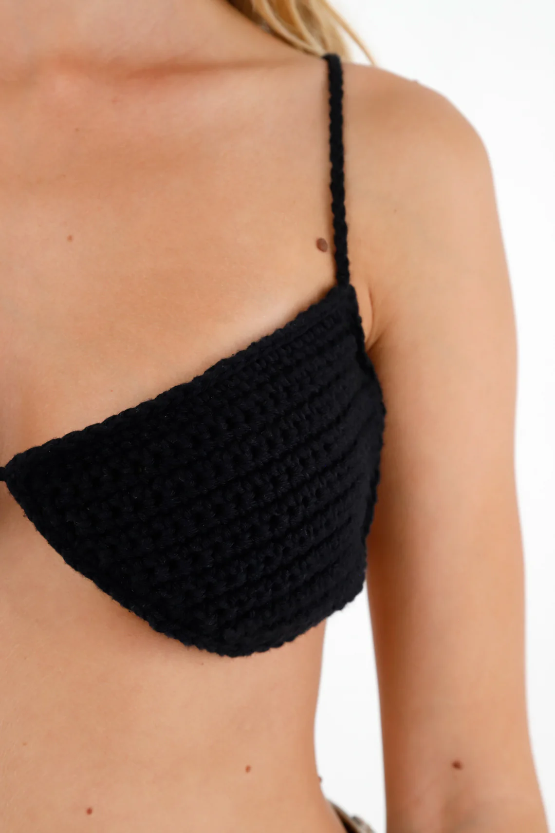 Women's Black Knit Top - Image 3